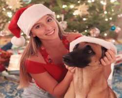 Arnone is an animal lover and also has a furry member in her home.